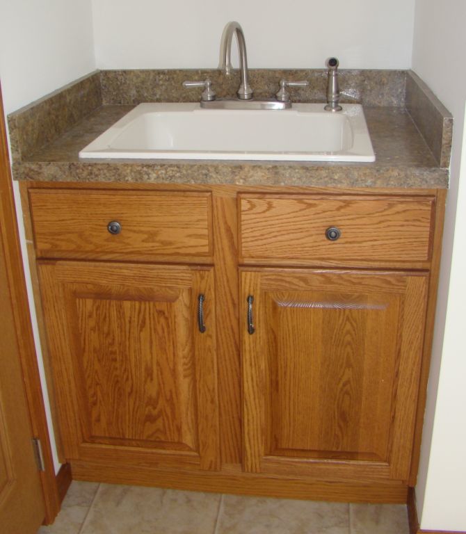 Utility Sink with Cabinet